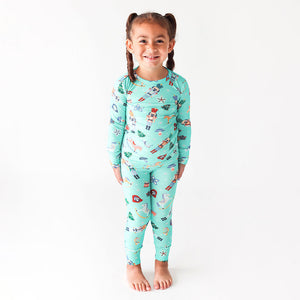 Posh Peanut Long Sleeve Basic Pajama - Fritz