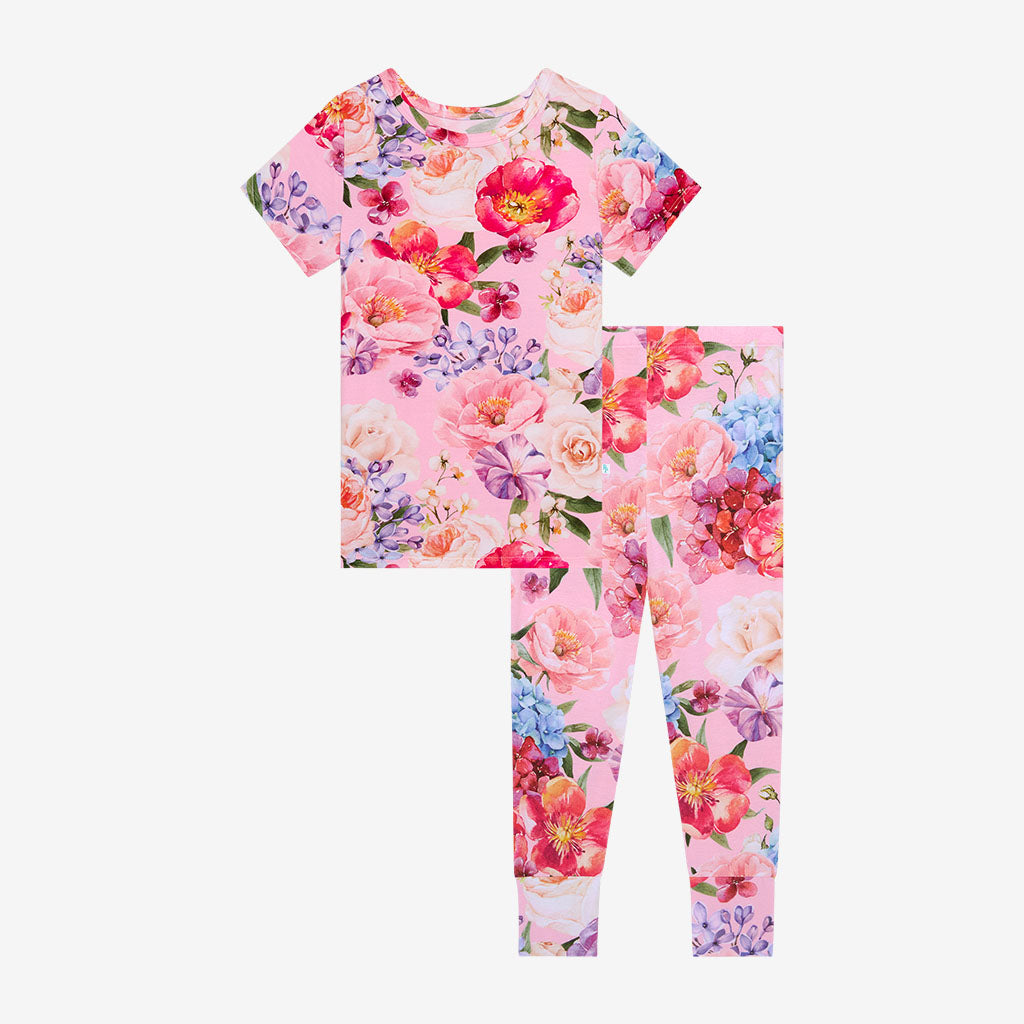 Posh Peanut Short Sleeve Basic Pajama - Brisa – Bloom Kids Collection